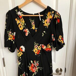 Free People floral dress, Size 6